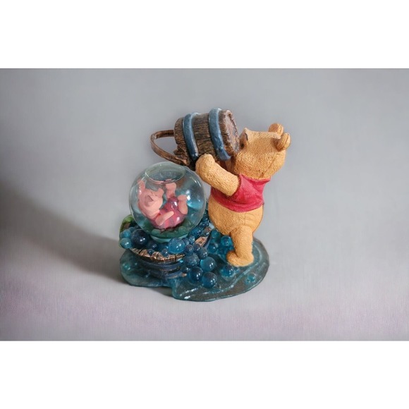 Disney Simply Pooh "Friends Help You Through the Splashy Parts" Snowglobe - Picture 2 of 4